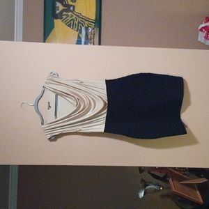 Size Small Gold and Black Express dress with bandage bottom